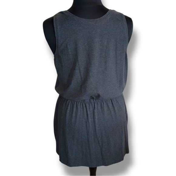 ZELLA Gwen Ponte Knit Tank Dress - Grey Dark Heather XXL - Picture 4 of 12